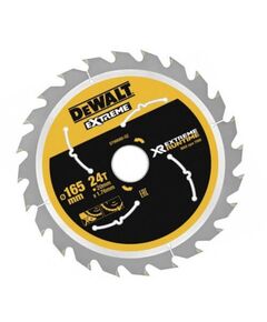 Диск пильний DeWALT XR 165x20 мм, 24 зуба, 10&deg;, ATB + R, фото  | SNABZHENIE.com.ua