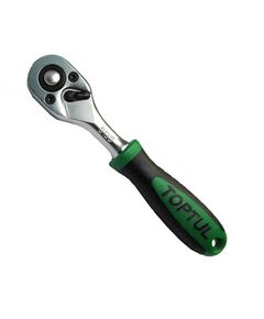 Трещотка 1/4 36 зубців з пластиковою ручкою, TOPTUL S135, фото  | SNABZHENIE.com.ua