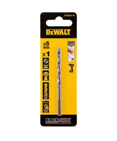Сверло по металлу DeWALT EXTREME Black & Gold 5,0 мм DT20520, фото  | SNABZHENIE.com.ua