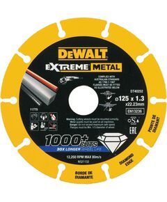 Диск алмазный DeWALT по металлу 125 мм, фото  | SNABZHENIE.com.ua