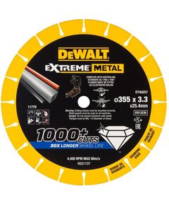 Диск алмазний DeWALT 355 мм для металу, фото  | SNABZHENIE.com.ua
