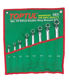 Набір накидних ключів TOPTUL 6-22мм (45&deg;) 8 шт., фото  | SNABZHENIE.com.ua