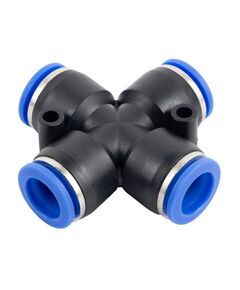 Цангове Х-образне з'єднання для шлангів 6 мм AIRKRAFT SPZA06, фото  | SNABZHENIE.com.ua