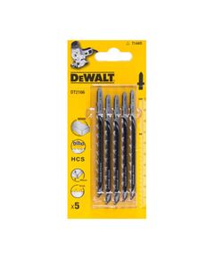 Пилка DeWalt DT2166 T 144 D для лобзика по дереву и пластику, 60 мм, 5 шт., фото  | SNABZHENIE.com.ua