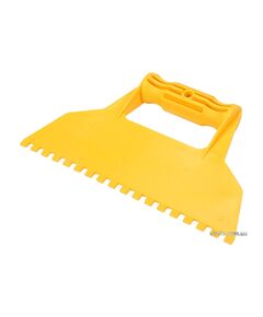 Шпатель для смесей и клеев VOREL: L= 225 мм пластиковый, с зубьями - 6х6 мм, фото  | SNABZHENIE.com.ua