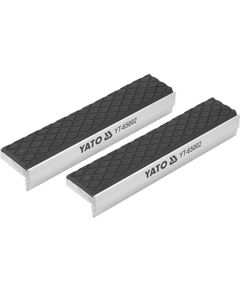Сменные губки для тисков YATO 125x30x10 мм, алюминиевые с резиной, фото  | SNABZHENIE.com.ua