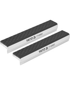 Змінні губки YATO 150x30x10 мм, м'які, алюмінієві з гумою, фото  | SNABZHENIE.com.ua