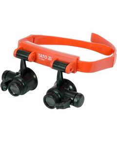 Лупа на голову с подсветкой YATO 2 LED, кратность 10-25x, фото  | SNABZHENIE.com.ua