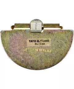 Скребок полукруглый для очистки канализации YATO, 9.5 см, t = 1.5 мм, оцинков. сталь, к YT-24980 (YT-24965), фото  | SNABZHENIE.com.ua