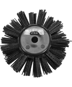 Щетка для очистки канализации YATO, 10 см, с нейлона и полипропиленового ворса, к YT-24980 (YT-24970), фото  | SNABZHENIE.com.ua