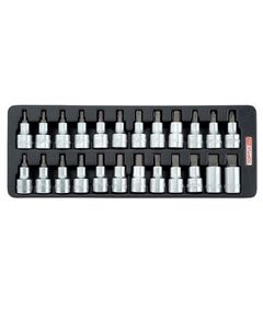 Набір біт впресованих в головку 1/2, 24 шт. в ложементі TOPTUL GAAT2402, фото  | SNABZHENIE.com.ua