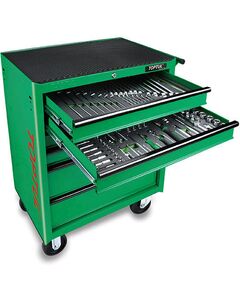 Тележка з інструментами TOPTUL, 6 секцій, 208 од., пересувна GE-20820, фото  | SNABZHENIE.com.ua