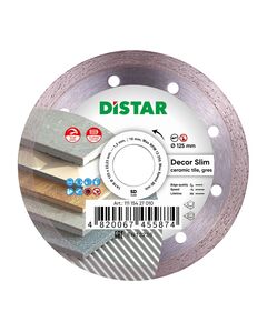 Круг алмазный DISTAR Decor Slim 125x1,2/1,0x8x22,23, фото  | SNABZHENIE.com.ua