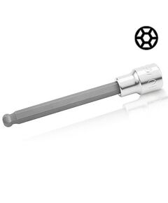 Головка HEX 8 мм 140 мм 1/2 с шаром TOPTUL BCSA1608, фото  | SNABZHENIE.com.ua