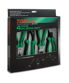 Набор пассатижей TOPTUL 4 шт., фото  | SNABZHENIE.com.ua