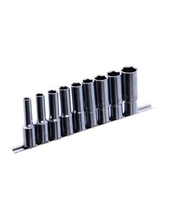 Набор длинных головок 1/2" 9 ед. 8-22 мм на планке TOPTUL GAAQ1605U-12, фото  | SNABZHENIE.com.ua