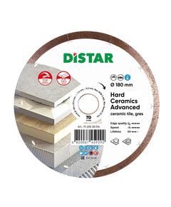 Круг алмазный DISTAR 1A1R 180x1.4x8.5 для жесткой керамики, фото  | SNABZHENIE.com.ua