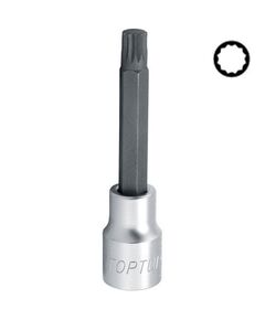 Насадка SPLINE TOPTUL M12 L100мм 1/2 BCJA1612, фото  | SNABZHENIE.com.ua