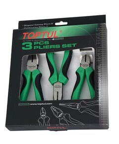 Набор пассатижей TOPTUL 3 шт. GAAE0302, фото  | SNABZHENIE.com.ua