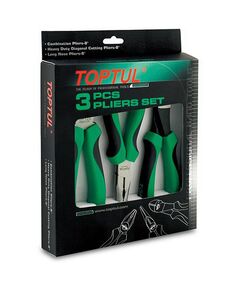 Набор пассатижей 3 шт. TOPTUL GAAE0307, фото  | SNABZHENIE.com.ua