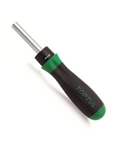 Трещоткова викрутка-бітодержатель 1/4 з магнітом TOPTUL FTEA0806, фото  | SNABZHENIE.com.ua