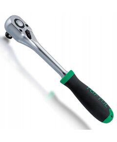 Трещотка 3/8 36 зубців з резиновою ручкою TOPTUL CJBG1220, фото  | SNABZHENIE.com.ua