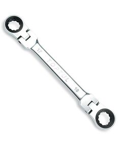 Ключ гаечний накидний з трещоткою TOPTUL 16x18 мм, фото  | SNABZHENIE.com.ua