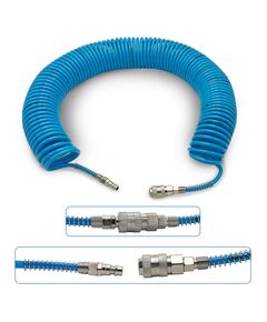 Шланг спіральний поліуретановий 5,5x8 мм, 10 м, AIRKRAFT AHC46-B, фото  | SNABZHENIE.com.ua