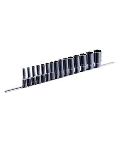 Набор длинных головок 1/2" 15 шт. 8-32 мм на планке TOPTUL GAAQ1607U-12, фото  | SNABZHENIE.com.ua