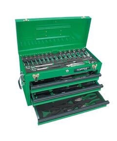 Ящик з інструментами 3 секції, 82 предмети TOPTUL GCAZ0016, фото  | SNABZHENIE.com.ua