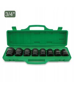 Набор ударных головок 3/4 24-38 мм, 8 шт. TOPTUL, фото  | SNABZHENIE.com.ua