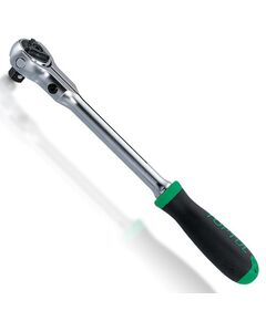 Трещотка 1/2" з шарніром 360&deg;, 72 зубці, гумова ручка TOPTUL CJLN1632, фото  | SNABZHENIE.com.ua