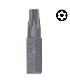 Насадка TORX T30 1/4 25 мм с отверстием TOPTUL, фото  | SNABZHENIE.com.ua