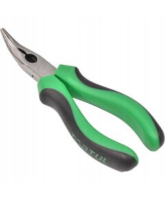 Плоскогубці TOPTUL 6, подовжені зі згнутими губками, фото  | SNABZHENIE.com.ua