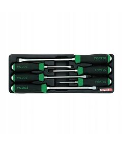 Набор ударных отверток с шестигранником 6 шт. в ложементе TOPTUL, фото  | SNABZHENIE.com.ua