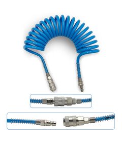 Шланг спіральний поліуретановий 6,5x10 мм, 5 м AIRKRAFT AHC46-E, фото  | SNABZHENIE.com.ua