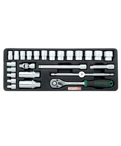 Набор инструментов 3/8, 25 ед. в ложементе, тип А TOPTUL GCAT2501, фото  | SNABZHENIE.com.ua