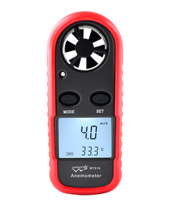 Цифровий анемометр WINTACT WT816, 0,1-30 м/с, -10 до +45&deg;C, фото  | SNABZHENIE.com.ua