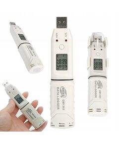 Реєстратор вологості та температури USB BENETECH GM1365, -30...80°C, фото  | SNABZHENIE.com.ua