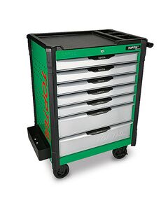 Тележка інструментальна зелена 7 секцій для автосервісу TOPTUL TCAP0701, фото  | SNABZHENIE.com.ua