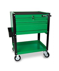 Тележка інструментальна TOPTUL TCAD0206 на колесах (2 секції, 1 полка), фото  | SNABZHENIE.com.ua