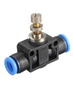 З'єднувач пневматичний цанговий 8мм з регулюванням AIRKRAFT SPA08, фото  | SNABZHENIE.com.ua