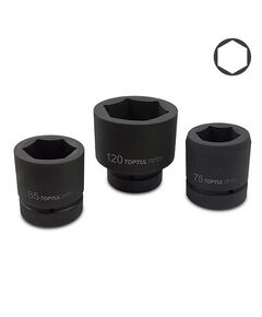 Головка ударная TOPTUL 2-1/2 95мм KABA8095, фото  | SNABZHENIE.com.ua