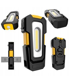 Складной LED фонарь (COB) аккумуляторный L-0303W, фото  | SNABZHENIE.com.ua