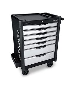 Пересувна тележка з інструментом, 7 секцій, чорна TOPTUL GE-21351, фото  | SNABZHENIE.com.ua