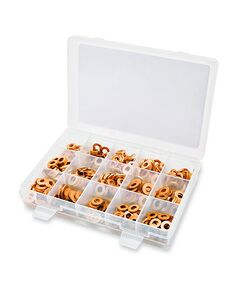 Комплект мідних ущільнювальних кілець TOPTUL JGEW450A, 450 шт., фото  | SNABZHENIE.com.ua