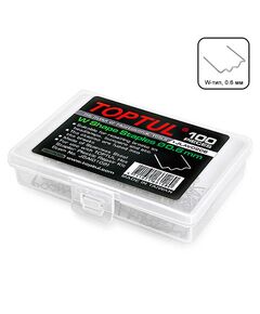 Скоби W-тип 0.6 мм (100 шт) для термостеплера TOPTUL, фото  | SNABZHENIE.com.ua