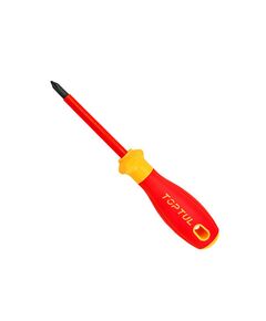 Изолированная отвертка PH2x100мм (1000V) VDE Pro-Plus TOPTUL FBEF0210V4, фото  | SNABZHENIE.com.ua