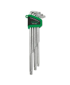 Набір ключів Г-обр. TORX T10-T50, 9 ед. супердовгі з отвором TOPTUL, фото  | SNABZHENIE.com.ua