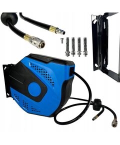 Пневмошланг AIRKRAFT 6,5x10мм, 15м, катушка с быстросъемами, фото  | SNABZHENIE.com.ua